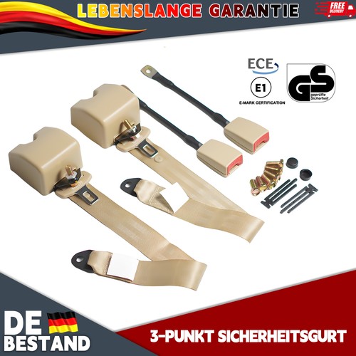 373cm punkt automatikgurt - 2x, 3-punkt