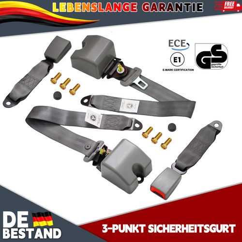 373cm punkt automatikgurt - 2x, 3-punkt