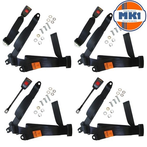 Seat gürtel set schwarz für - set,